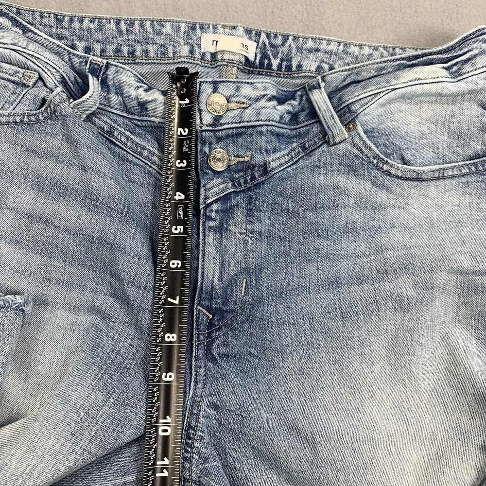 Maurices High Rise Kick Boot Ankle Jeans 18W Raw Hem Plus Size - Picture 5 of 8